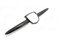 Abarth 595 Front Logo Intake Cover Series 4 Cars Only - Carbon Fibre