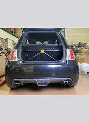 Abarth 500 EU DNA Racing Carbon Fibre Rear Strut Brace with Tie Rods Kit-Rear Strut Brace-DNA Racing-[By Purdue Performance]