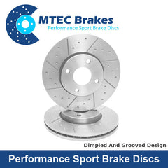 Abarth 500/595 MTEC Front Brake Discs-Brake Discs-MTEC-[By Purdue Performance]