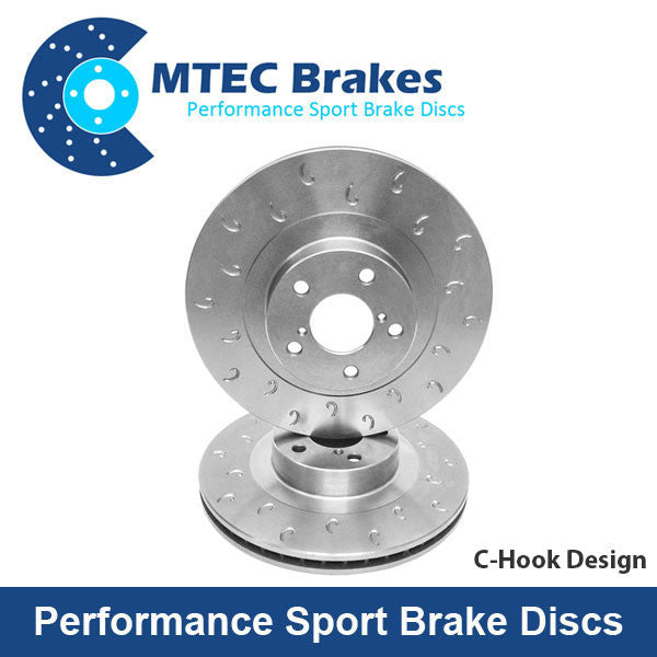 Abarth 500/595 MTEC Front Brake Discs-Brake Discs-MTEC-[By Purdue Performance]