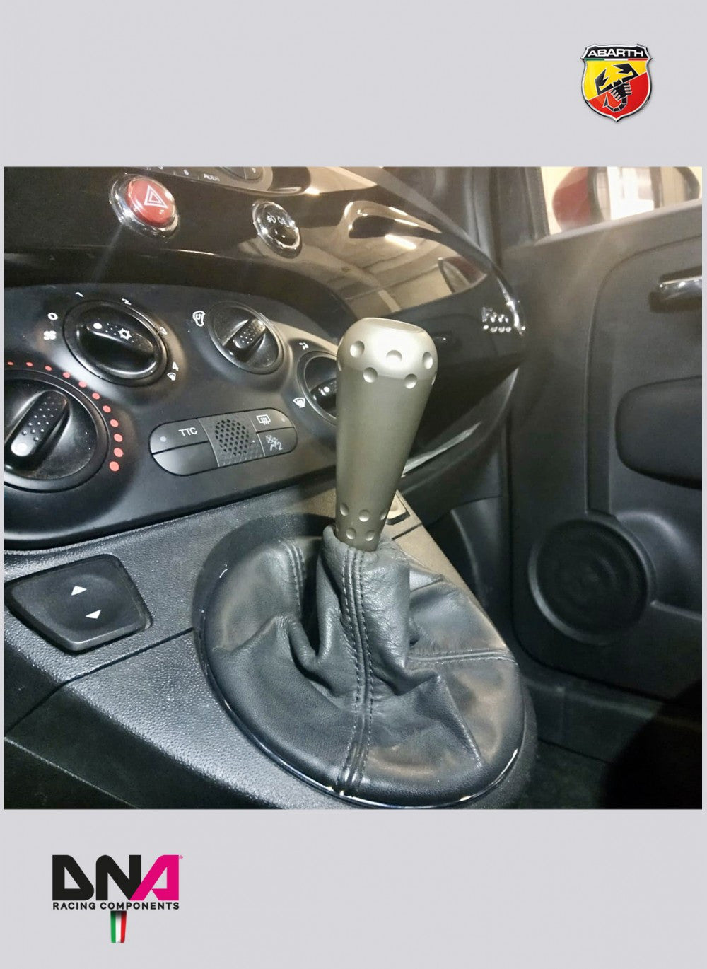 Abarth 500/595/695 DNA Racing 695 Style Gear Knob-Gear Knobs-DNA Racing-[By Purdue Performance]