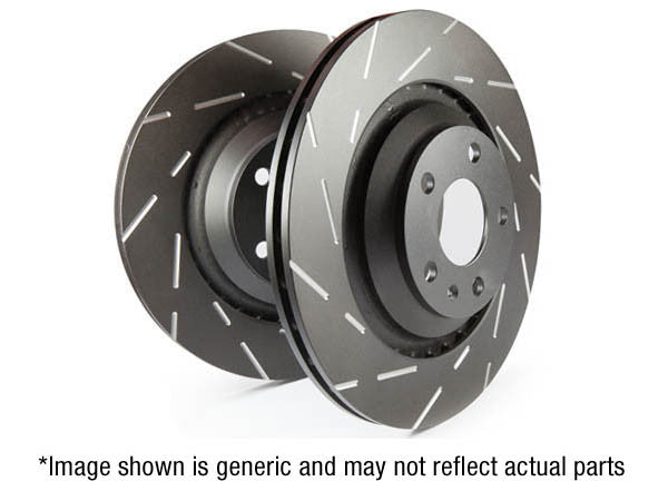 Abarth Grande Punto EBC Brakes Rear USR Series Fine Slotted Discs-Brake Discs-EBC Brakes-[By Purdue Performance]