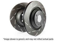 Abarth Grande Punto EBC Brakes Rear USR Series Fine Slotted Discs-Brake Discs-EBC Brakes-[By Purdue Performance]
