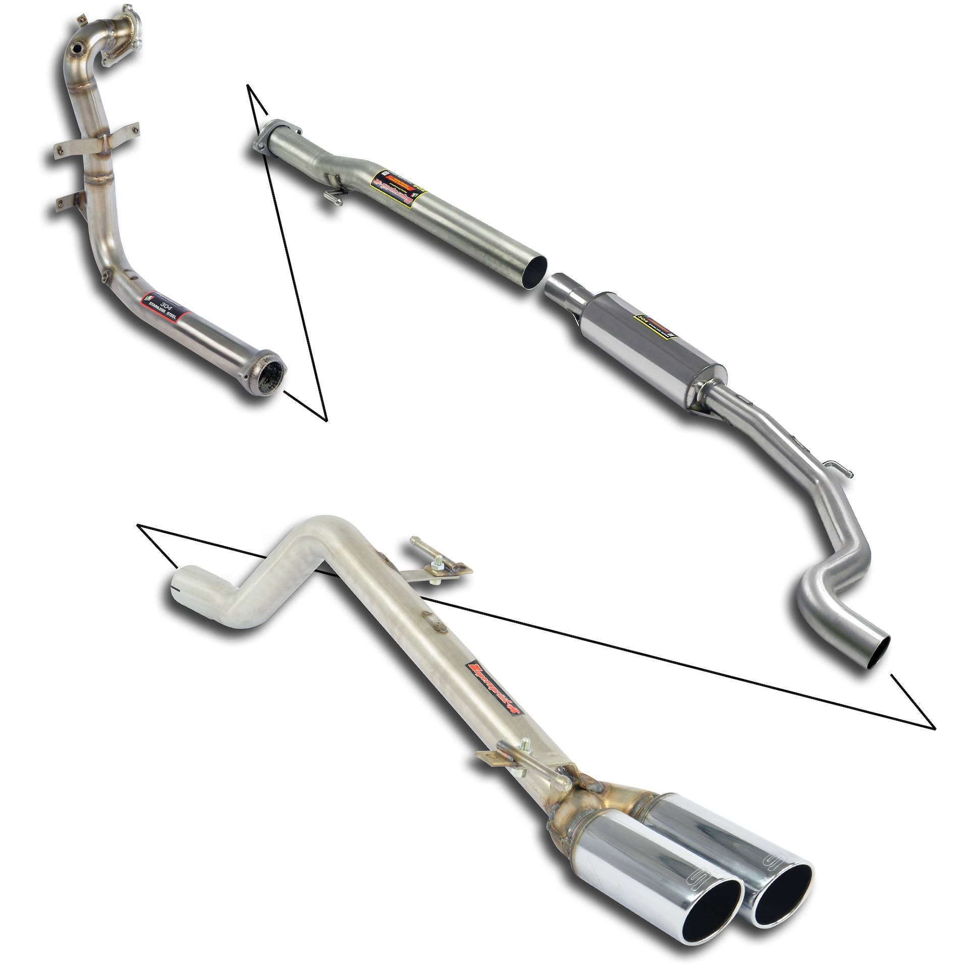 Abarth Grande Punto Evo SuperSprint Exhaust Purdue Performance