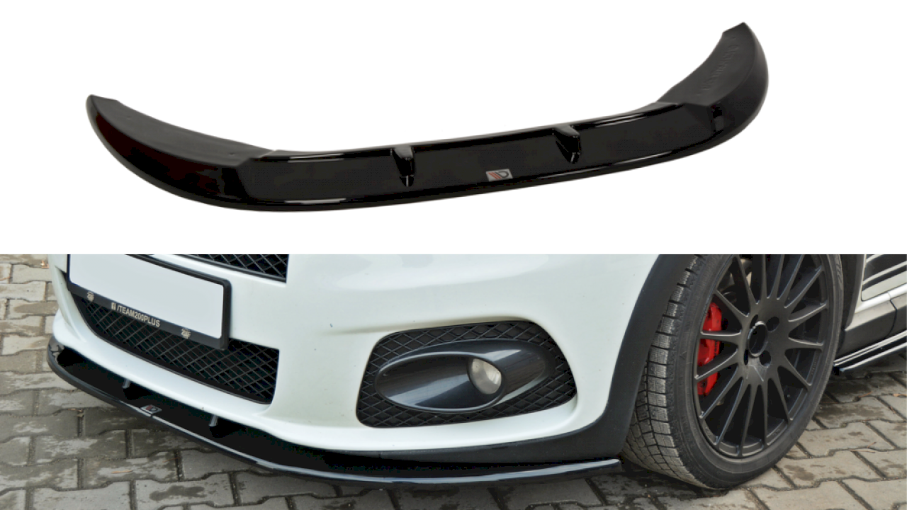 Abarth Grande Punto Maxton Design Front Splitter V2-Front Splitter-Maxton Design-[By Purdue Performance]
