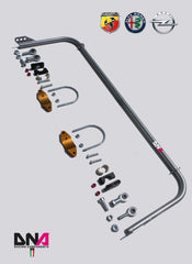Abarth Grande Punto/Evo DNA Racing Rear Adjustable Torsion Bar Kit-Rear Torsion Brace-DNA Racing-[By Purdue Performance]
