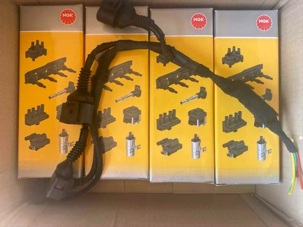 Abarth R8 Coil Packs with Loom Upgrade for TJet Engines-Coil Pack-Purdue Performance-[By Purdue Performance]