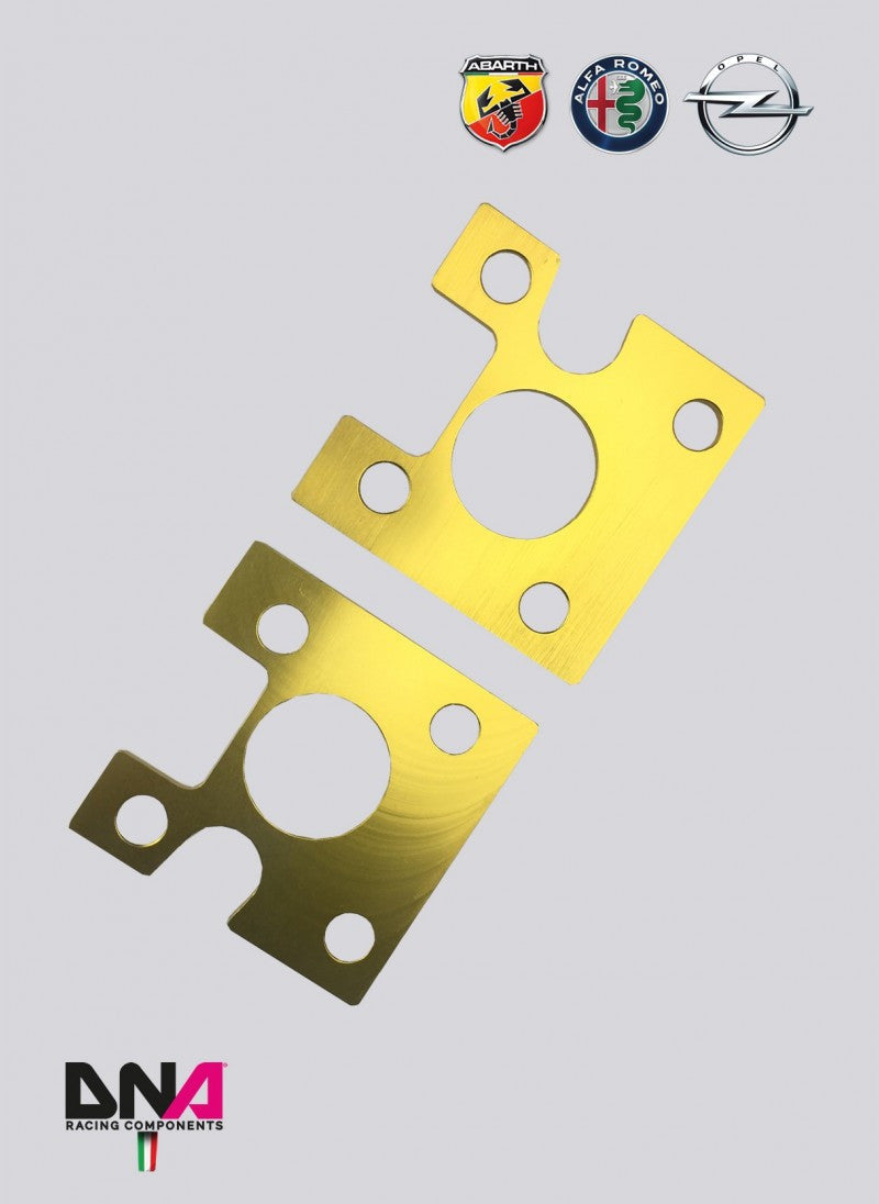 Abarth/Fiat 500 (USA Spec) DNA Racing Rear Negative Camber Plates Kit-Camber Plates-DNA Racing-[By Purdue Performance]