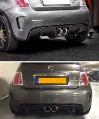 Abarth 500 / 595 / 695 Central Exhaust Diffuser - Carbon Fibre