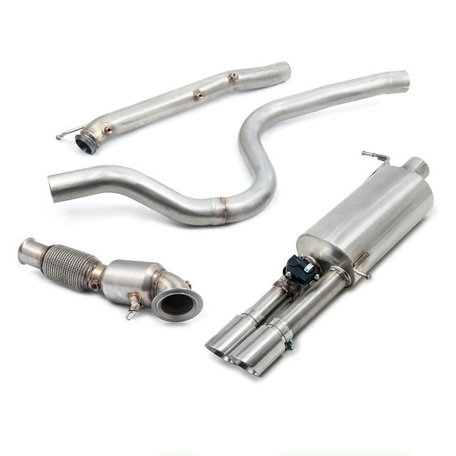 Ford Fiesta Mk8 ST Cobra Sport 3" Turbo Back Valved Exhaust-Exhaust System-Cobra Sport-[By Purdue Performance]