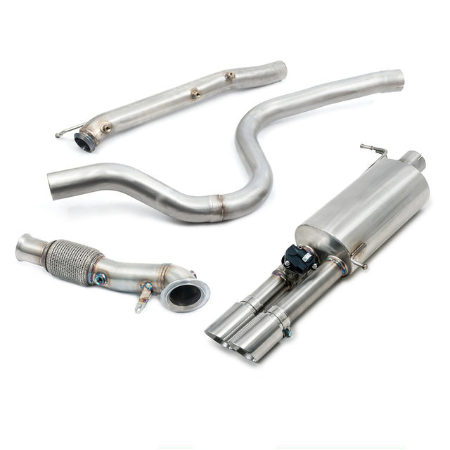 Ford Fiesta Mk8 ST Cobra Sport 3" Turbo Back Valved Exhaust-Exhaust System-Cobra Sport-[By Purdue Performance]