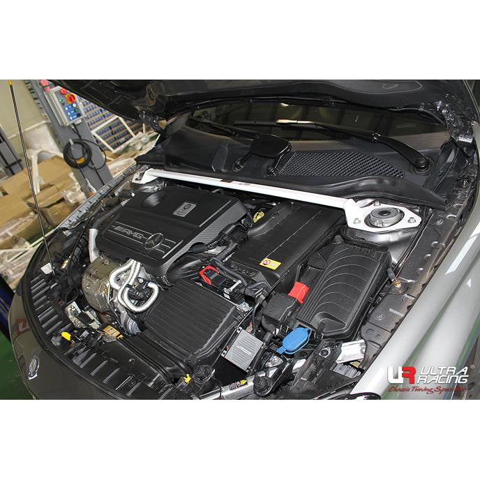 Mercedes A Class (W176) 2013- Ultra Racing Front Strut Brace-Front Lower Brace-Ultra Racing-[By Purdue Performance]