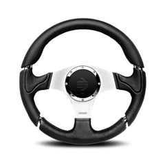 Momo Millenium Steering Wheel - Black Leather 320mm Diameter-Steering Wheels-Momo-[By Purdue Performance]