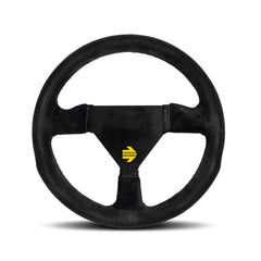 Momo Mod. 11 Steering Wheel - Black Suede 280mm Diameter-Steering Wheels-Momo-[By Purdue Performance]