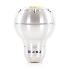 Momo SK 51 Gear Knob - Gloss Silver Aluminium-Gear Knobs-Momo-[By Purdue Performance]