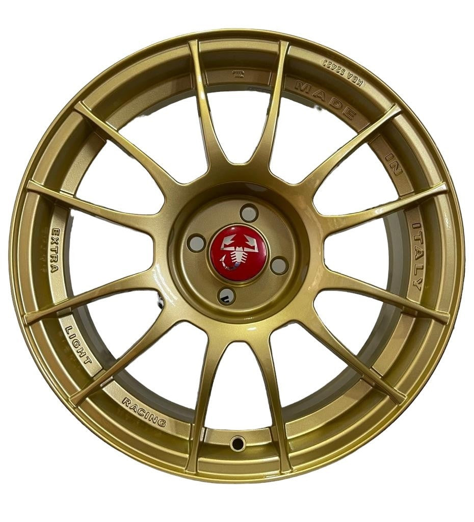 Set of 4 Abarth Lightweight Racing Style Alloys-4 x 98-Purdue Performance-[By Purdue Performance]