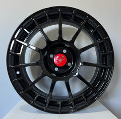 Set of 4 NTT Style Alloy Wheels for ABARTH PUNTO & 124 SPIDER-4 x 100-Purdue Performance-[By Purdue Performance]